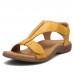 Women’s Round Toe Comfortable Soft Sole Casual Flat Large Size Sandals