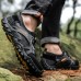 Men’s Outdoor Wading Mountaineering With Hollow Mesh Surface Mountaineering Shoes