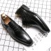 Men Embossed Business Lace Up Oxfords Dress Shoes