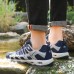 Men Breathable Outdoor Lace Up Casual Sport Walking Shoes