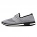 Men’s Knitted Hollow Breathable Antibacterial Deodorant Slip On Casual Sneakers