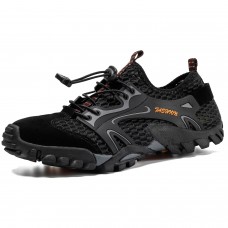 Men’s Outdoor Wading Mountaineering With Hollow Mesh Surface Mountaineering Shoes