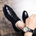 Men Brogue Non Slip Lace Up PU Leather Business Dress Shoes