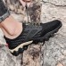 Men Mesh Fabric Elastic Band Breathable Soft Soled Casual Sport Shoes