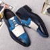 Men PU Leather Stylish Oxfords Business Dress Shoes