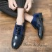 Men Breathable Lace Up Oxfords Formal Business Dress Shoes