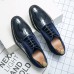 Men Breathable Lace Up Oxfords Formal Business Dress Shoes