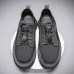 Men Breathable Microfiber Leather Elastic Band Stitching Outdoor Sport Shoes