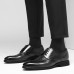 Men Brogue Embossed Oxfords Cowhide Leather Dress Shoes