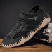 Menico Breathable Mesh Cutout Non  Slip Outdoor Hand Sewn Casual Shoes