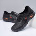 Menico Men’s Microfiber Leather Comfort Panel Lace  Up Non  Slip Business Casual Shoes