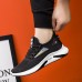 Men Running Knitted Fabric Light Weight Lace Up Sport Shoes